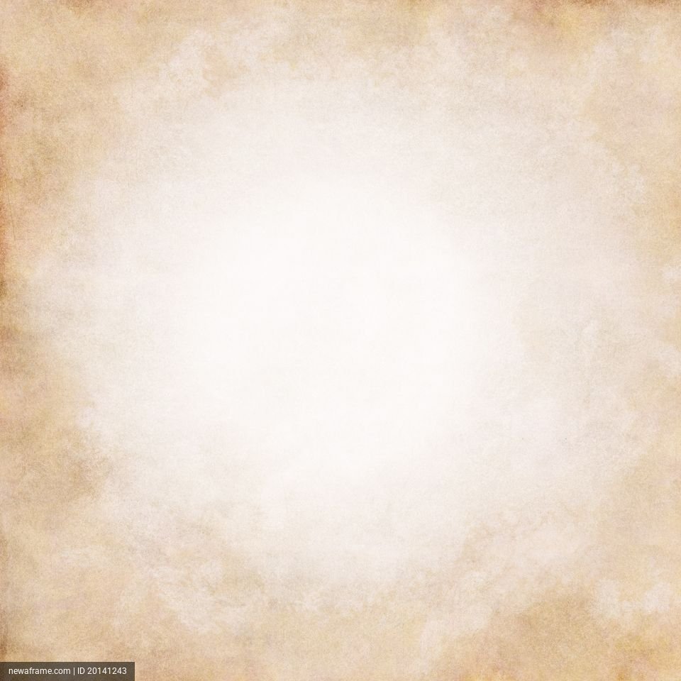 A textured, vintage-style background with a soft, glowing white center fading into warm beige and brown edges.