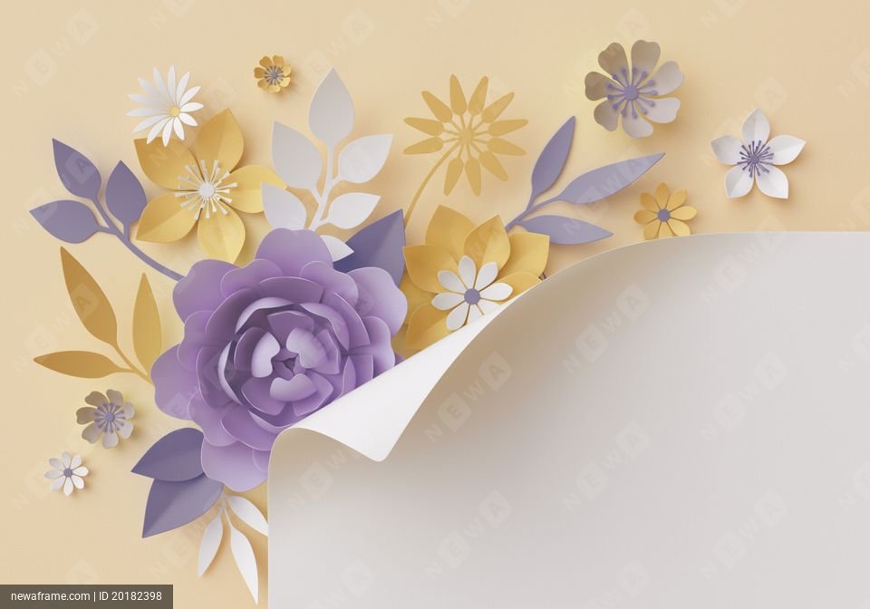 2018 WA YV Paper Flower Color 07 ID20182398