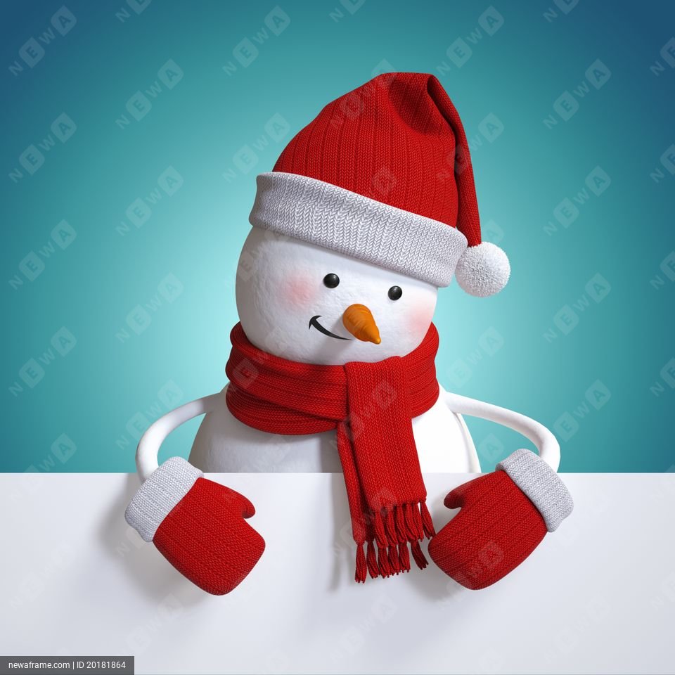 2018 WA Snowman Color 06 Blue White ID20181864