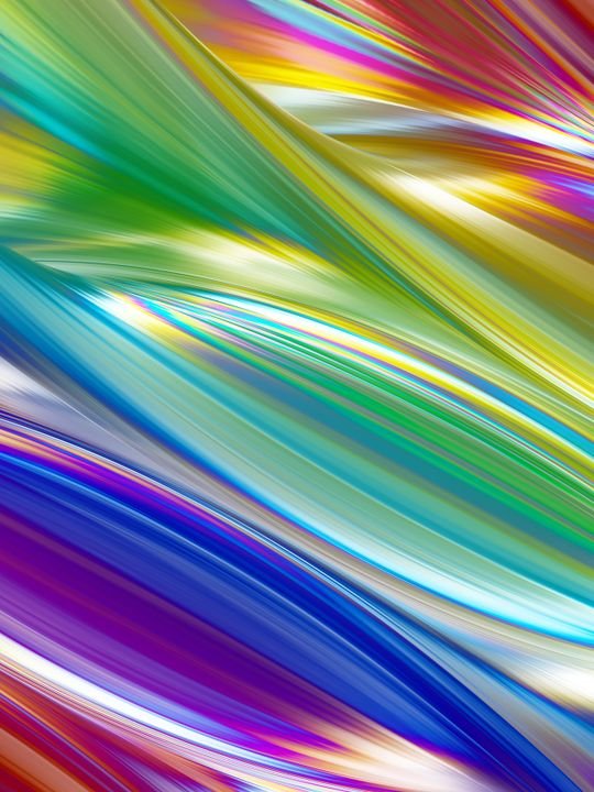 3d rendering, holographic foil, abstract rainbow background, vibrant lines, wavy surface, reflection, striped texture