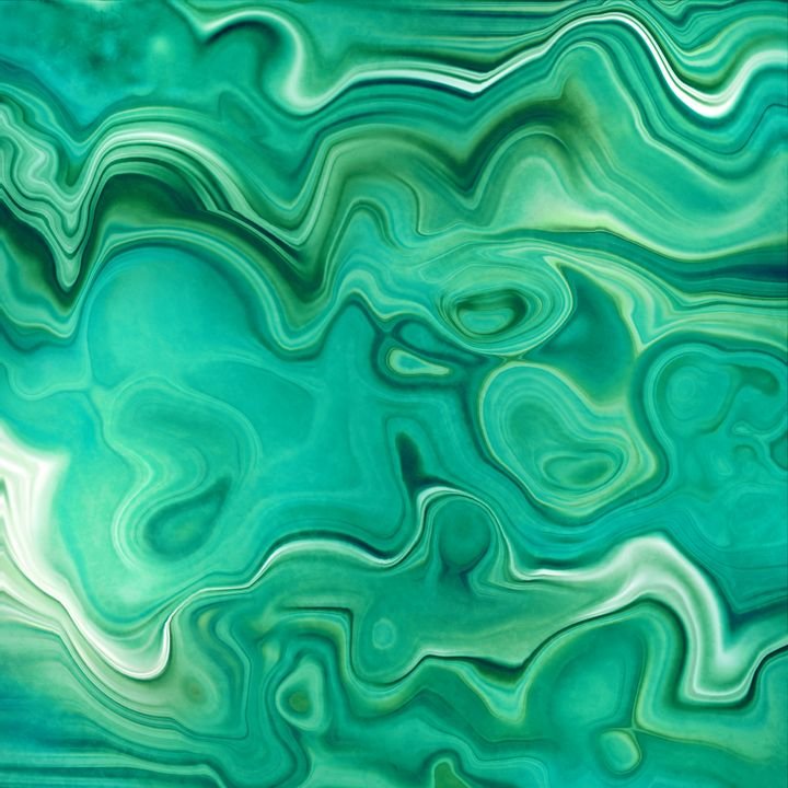 abstract background, fake stone texture, emerald green malachite jasper agate or marble slab with veins, wavy lines fashion print, painted artificial marbled surface, artistic marbling illustration