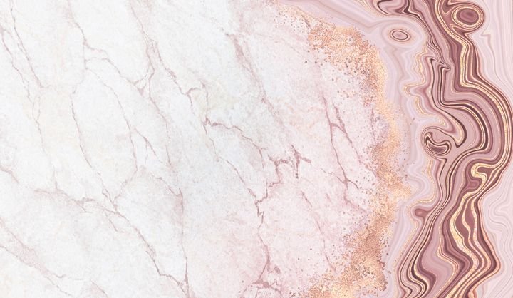 abstract marbling texture, white marble with pink veins, artificial stone illustration, hand painted background, creative wallpaper