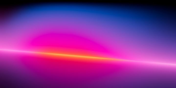 Dynamic neon streaks in pink, purple, and blue glowing on dark background, modern futuristic gradient abstract texture for stock use and design projects.