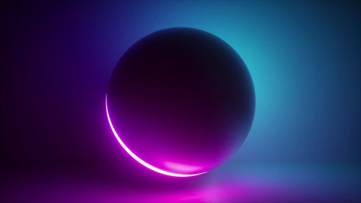 3d rendering, glowing neon light sphere, laser show, disco ball, esoteric energy, abstract background, looped animation, ultraviolet spectrum,
