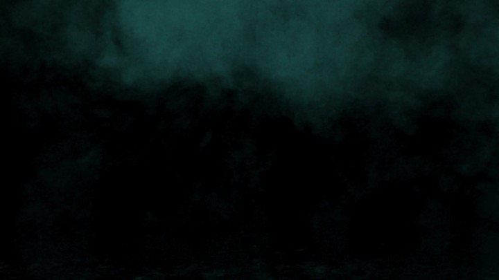 blue smoke, filling empty space, fog, fume on black background, smoky atmosphere, colorful powder clouds