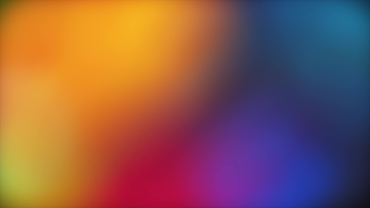 Soft gradient colors merge and shift in a dreamy blur. Peaceful moving background for creative design. 3D render animation.